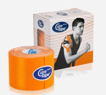 CURETAPE "SPORTS" kineziológiai szalag - tape - narancs színben