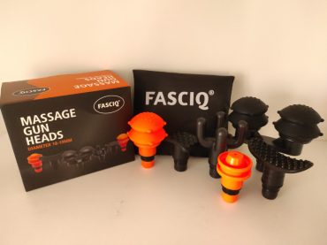 FASCIQ Mini Massage Gun  - 6 db-os, cserélhető masszázsfej készlet